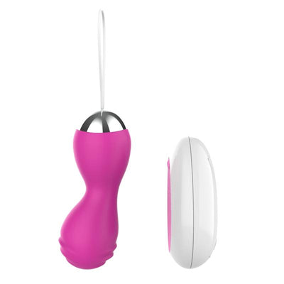 Vibrating Egg with Remote Control USB Pink