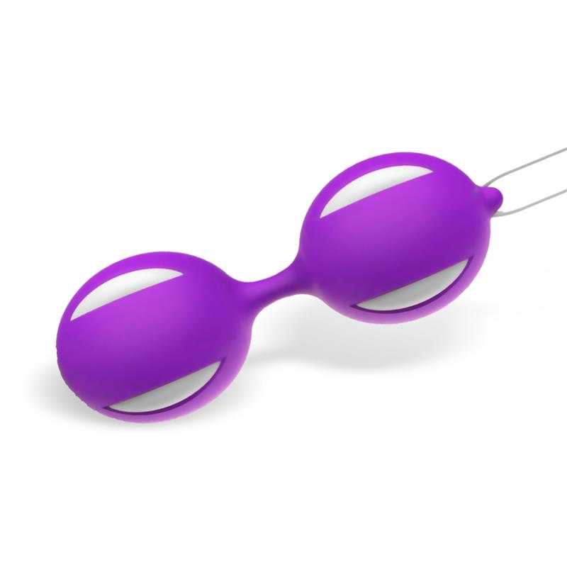 Misha Double Kegel Balls Silicone Purple