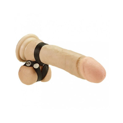 krúžok na penis a semenníky kožený bondage play 