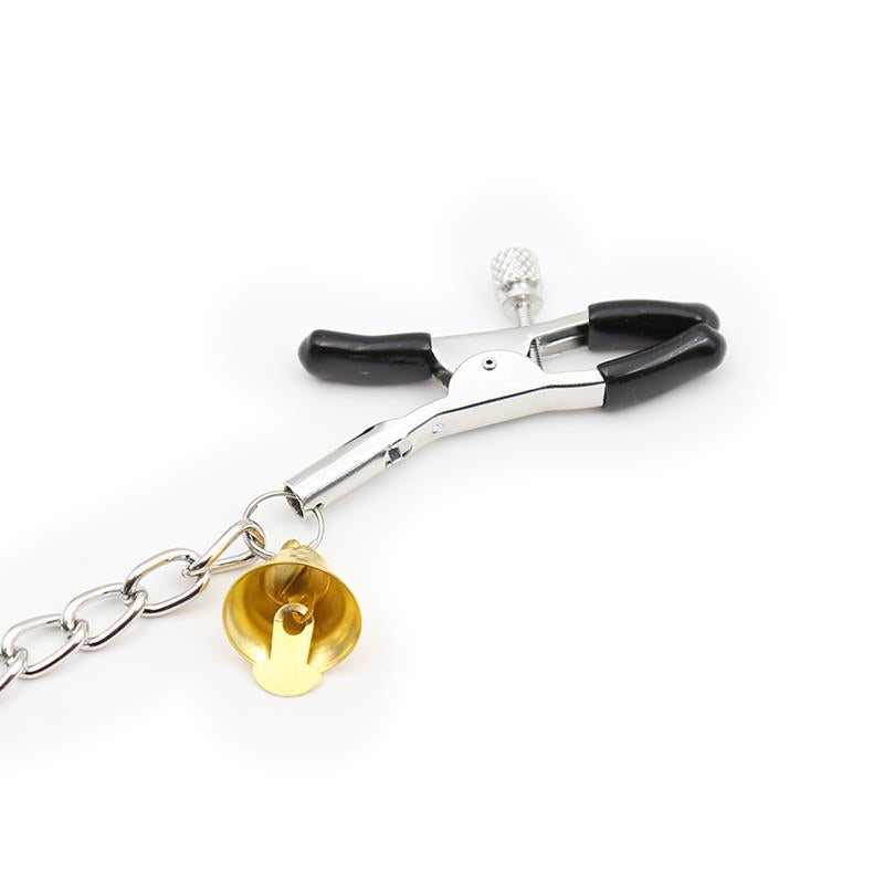 Nipple Clamps and Clit Clamps with Chain Metal