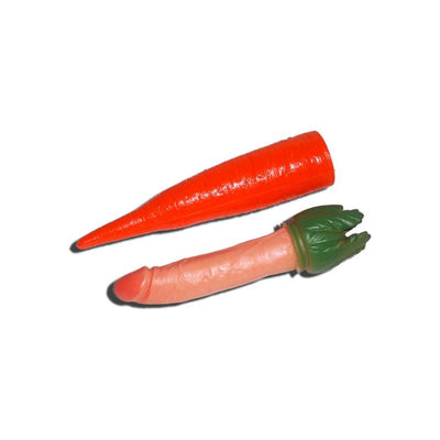 penis mrkva carrot penis diverty sex telová farba s červeným púzdrom  diverty sex