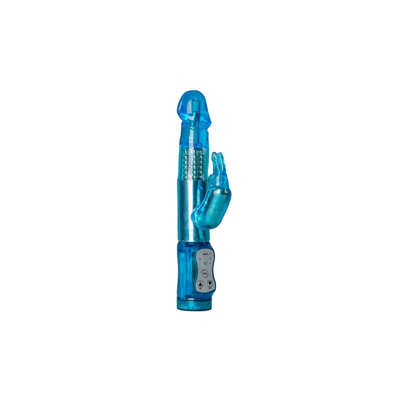 vibrátor na G bod a klitoris blue rabbit vibrator modrý
