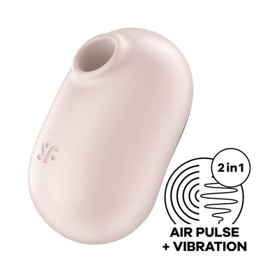 stimulátor na klitoris pro to go 2 satisfyer ružový air pulse vibration 2 in 1 