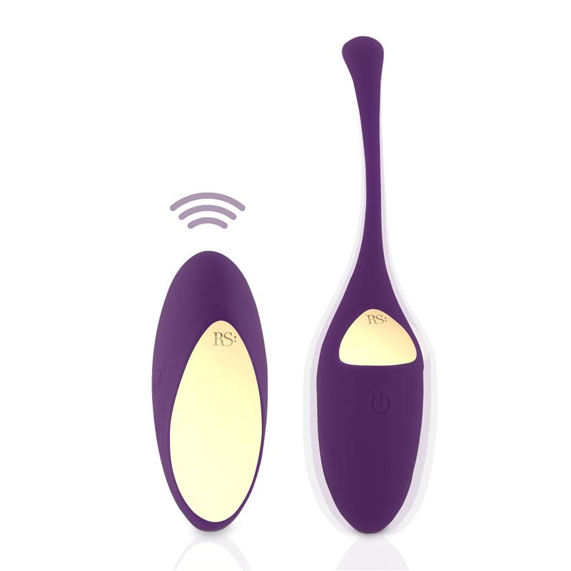 vibračné vajíčko na ovládanie pre ženy na posilnenie panvového dna a kegelove cviky fialovo zlaté rianne s kegel ball