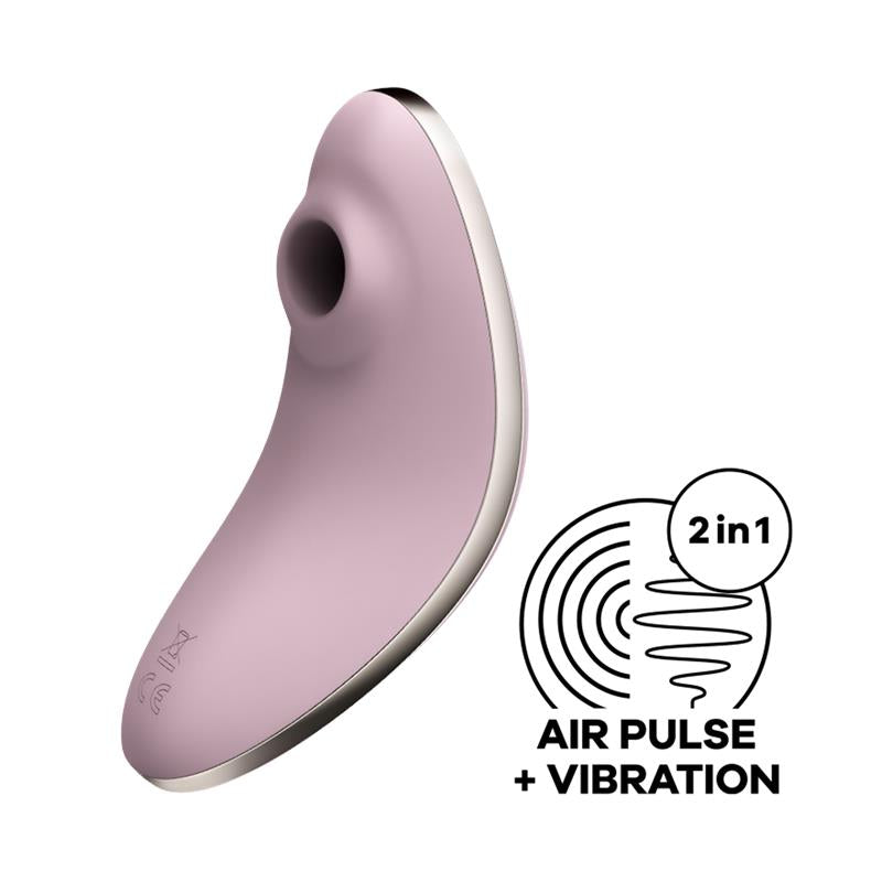 vibračný a sací stimulátor na klitoris vulva lover 1 satisfyer ružový